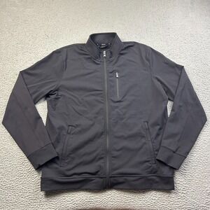 Public Rec Mens All Day Every Day Jacket Black Performance Comp Logo Large